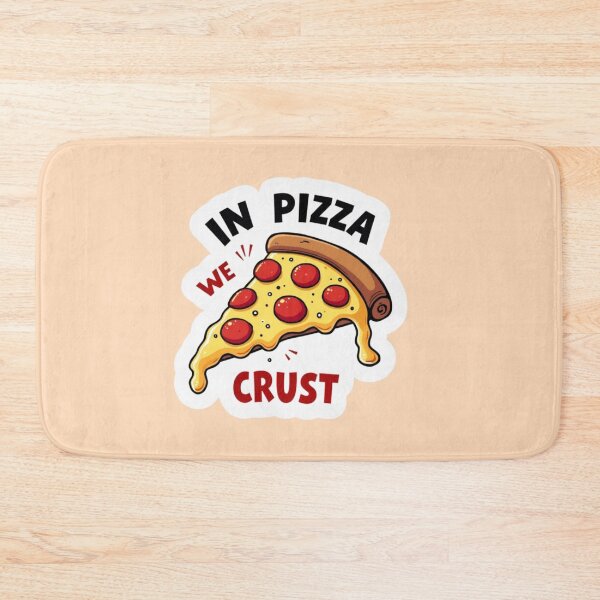 Item preview, In Pizza We Crust - Funny Pepperoni Pizza Sticker Design designed and sold by PriyaMagic.