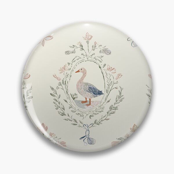 Item preview, Vintage Duck Botanical Seamless Pattern designed and sold by OliaCreate.