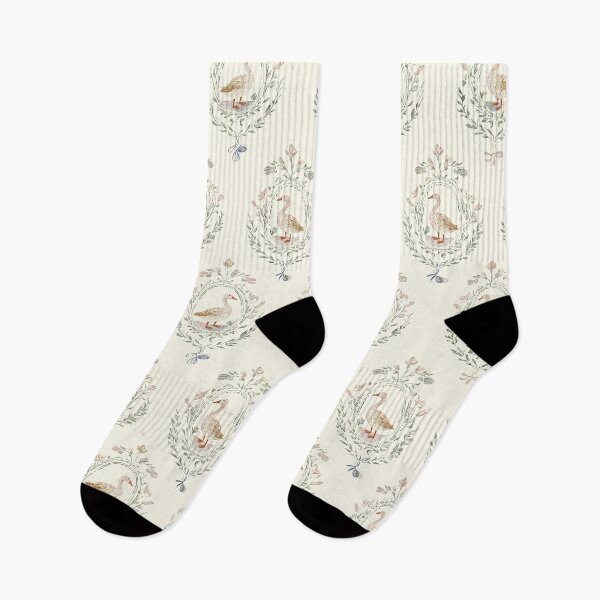 Item preview, Vintage Duck Botanical Seamless Pattern designed and sold by OliaCreate.