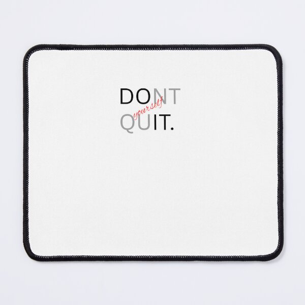 Item preview, Don't Quit Do It Motivational Quote Art designed and sold by VibeoCanvasShop.