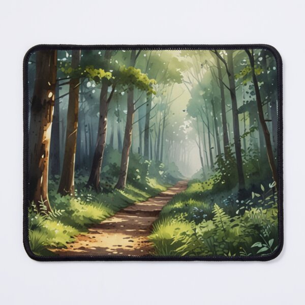 Item preview, Forest path in the morning light designed and sold by Izabela Włodarczyk.