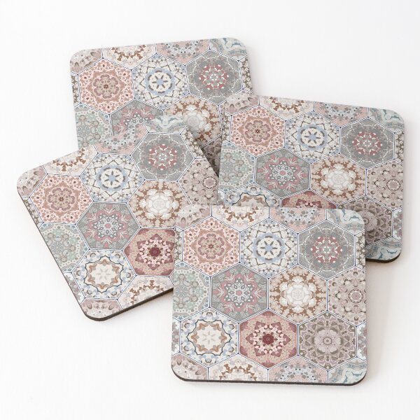 Item preview, Hexagonal Oriental and ethnic motifs in patterns. designed and sold by IrinaGuArt.