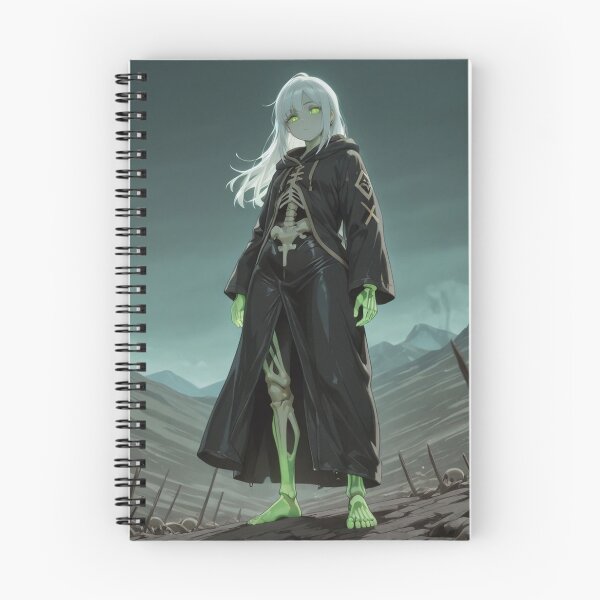 Aperçu de l'œuvre Keres - Necromancer Anime Girl Variant  créée et vendue par TechDreamscapes.