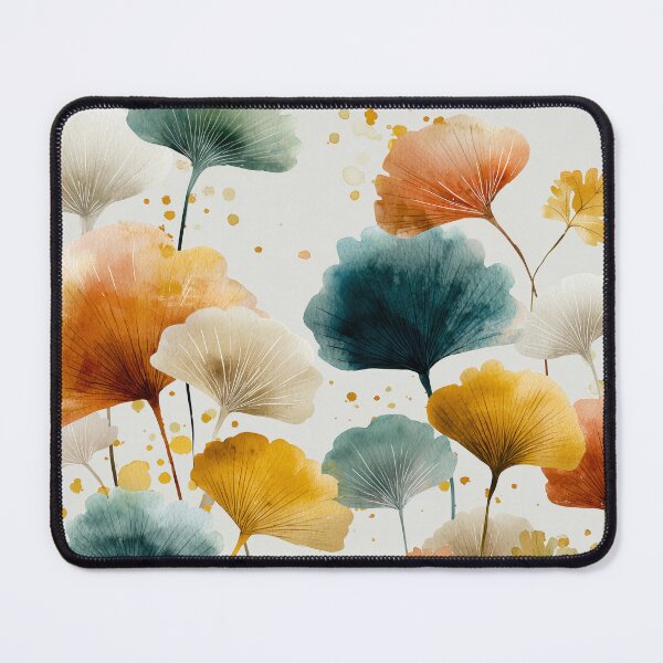 Item preview, Ginkgo Garden – Colorful Botanical Leaf Watercolor Pattern designed and sold by solynneart.