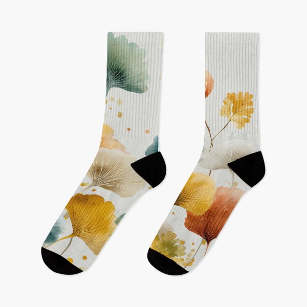 Item preview, Ginkgo Garden – Colorful Botanical Leaf Watercolor Pattern designed and sold by solynneart.