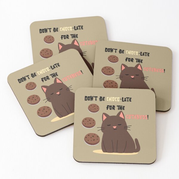 Item preview, Cute Brown Chocolate chip cookies & Cat Design designed and sold by GlistenStudio.