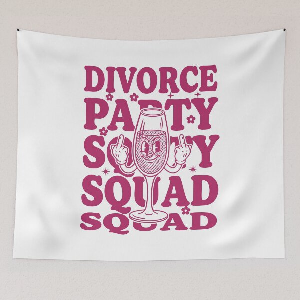 Item preview, Divorce Party Squad Newly Divorced Finally designed and sold by LuminOrb.