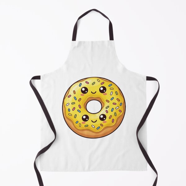 Item preview, Lemon Glazed Donut Kawaii designed and sold by redsharkuk.