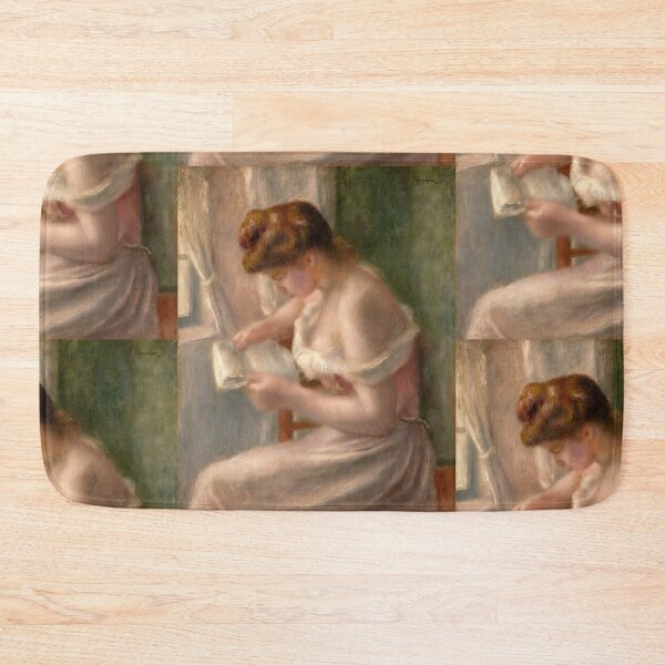 Item preview, Woman Reading by Pierre-Auguste Renoir: Impressionist Interior Fine Art Print designed and sold by artofuniverse.