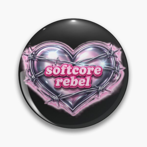 Item preview, Softcore Rebel Barbed Wire Heart Y2K  designed and sold by jgvisualarts.