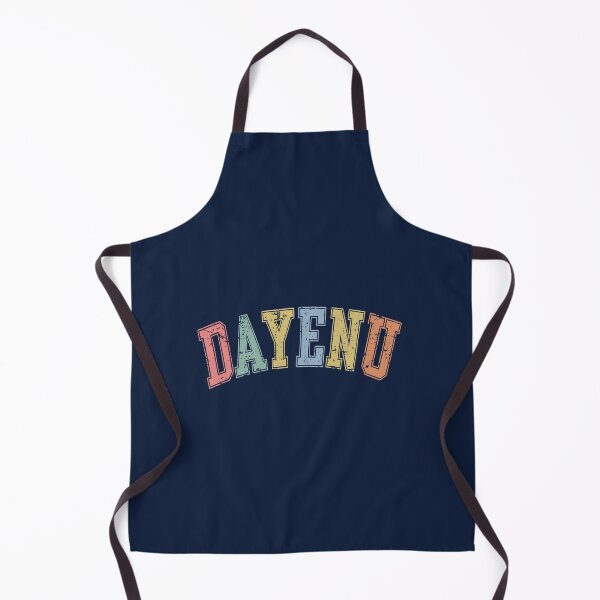 Item preview, Dayenu Retro Collegiate Typography designed and sold by Thank-HaShem.