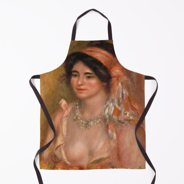 Item preview, Woman With Black Hair by Pierre-Auguste Renoir: Warm Romantic Portrait Poster designed and sold by artofuniverse.