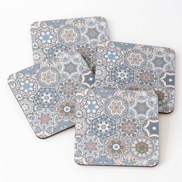 Item preview, Hexagonal Oriental and ethnic motifs in patterns. designed and sold by IrinaGuArt.