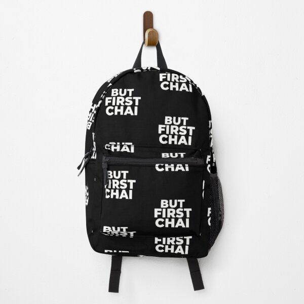 Item preview, But First Chai Funny Indian Tea Lover Quote Minimal Typography Design designed and sold by Overthinkers Club.