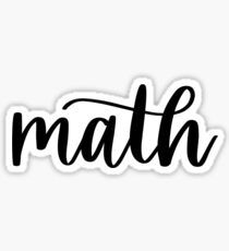 Math - Folder/Binder sticker Sticker