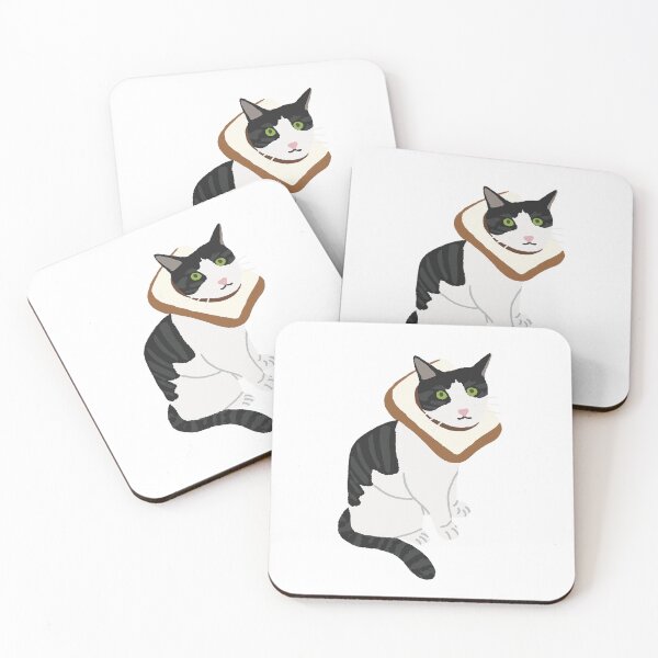 Item preview, Cat Wearing Toast Cone designed and sold by itscatnotkat.