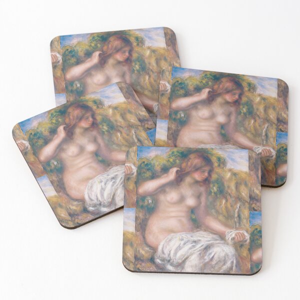 Item preview, Woman By Spring by Pierre-Auguste Renoir: Impressionist Nude Fine Art Poster designed and sold by artofuniverse.
