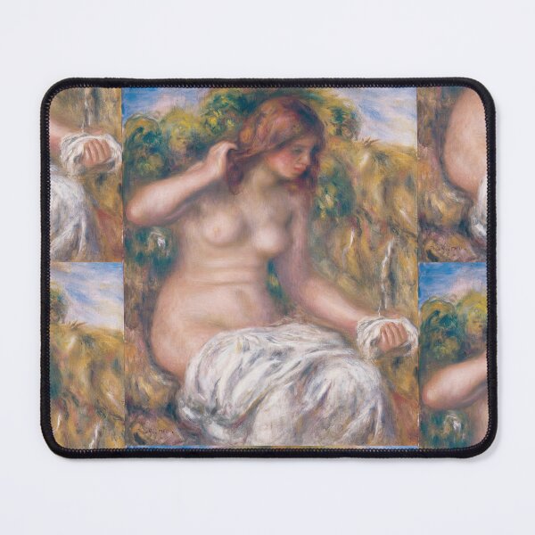 Item preview, Woman By Spring by Pierre-Auguste Renoir: Impressionist Nude Fine Art Poster designed and sold by artofuniverse.