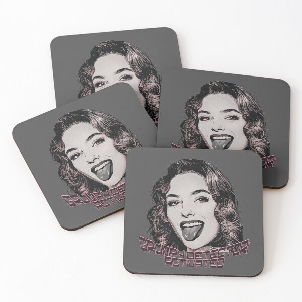 Item preview, Grumpy Detector Activated – Funny Retro Pop Art Woman Face with Tongue Out designed and sold by TestudoDesign.