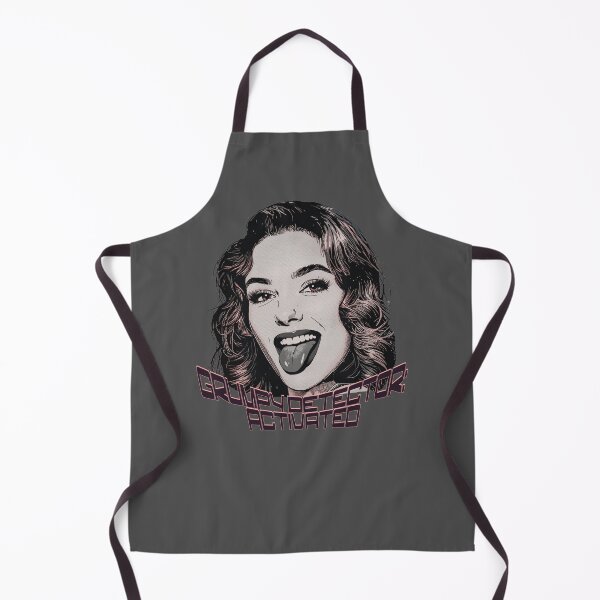 Item preview, Grumpy Detector Activated – Funny Retro Pop Art Woman Face with Tongue Out designed and sold by TestudoDesign.
