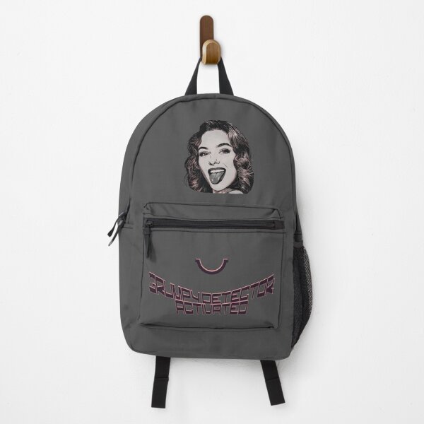 Item preview, Grumpy Detector Activated – Funny Retro Pop Art Woman Face with Tongue Out designed and sold by TestudoDesign.