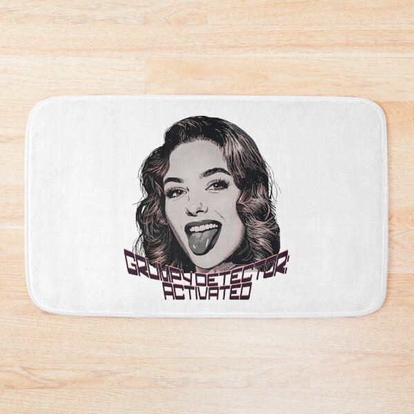 Item preview, Grumpy Detector Activated – Funny Retro Pop Art Woman Face with Tongue Out designed and sold by TestudoDesign.