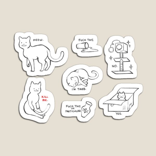 Item preview, Cat mood designed and sold by utatapyon.