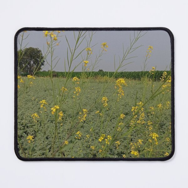Item preview, Golden Mustard Blooms in a Verdant Field designed and sold by UrbanCanvas 111.