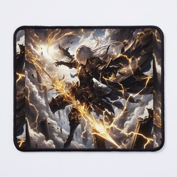Item preview, Storm Bringer: The White-Haired God of Golden Lightning and Ruined Heavens designed and sold by MouradStudio.