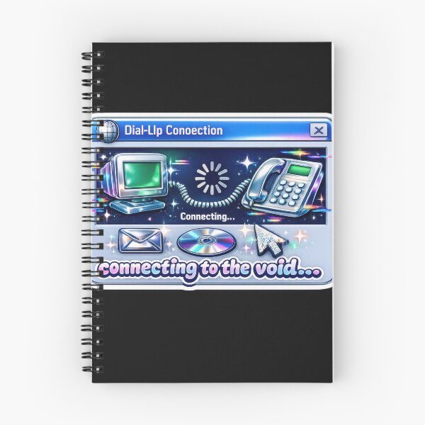 Item preview, Connecting to the Void Dial-Up Connection Y2K  designed and sold by jgvisualarts.