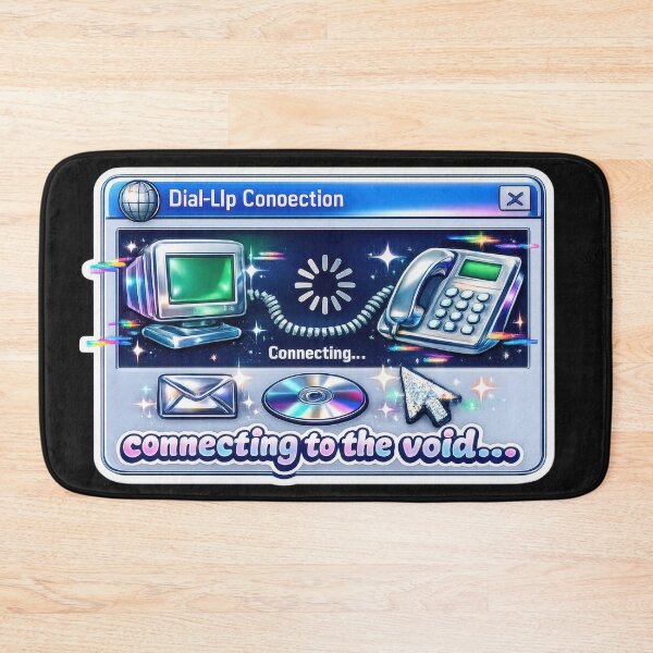 Item preview, Connecting to the Void Dial-Up Connection Y2K  designed and sold by jgvisualarts.