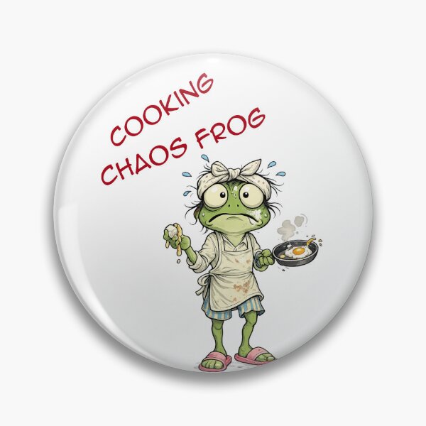 Item preview, Cooking Chaos Frog – Master Chef of Bad Decisions designed and sold by Dinaelsherkawy.