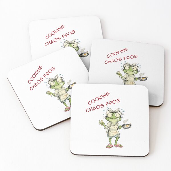Item preview, Cooking Chaos Frog – Master Chef of Bad Decisions designed and sold by Dinaelsherkawy.