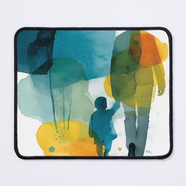 Item preview, Little Steps – Toddler Reaching Up to Parent Watercolor Painting designed and sold by solynneart.