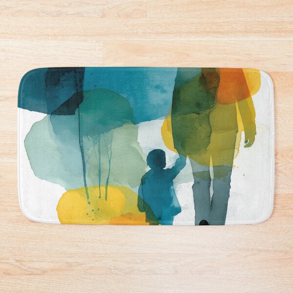 Item preview, Little Steps – Toddler Reaching Up to Parent Watercolor Painting designed and sold by solynneart.