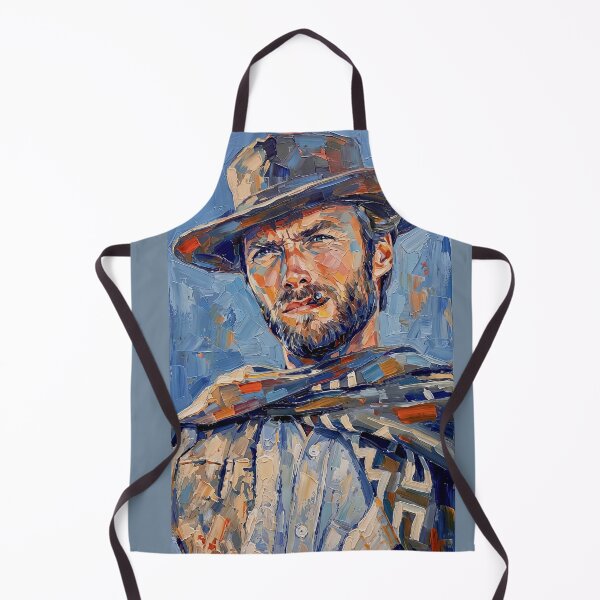 Item preview, Portrait Painting of Clint Eastwood in The Good, The Bad and The Ugly. designed and sold by davidelder.