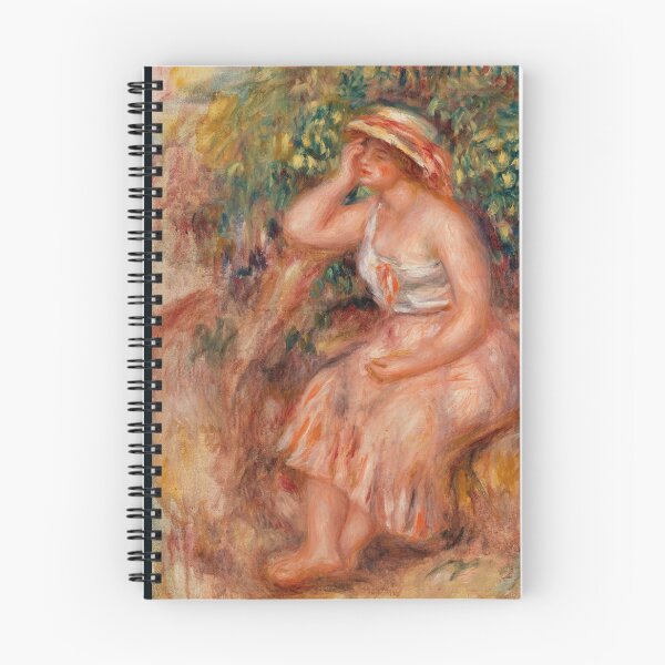 Item preview, Woman Daydreaming Reveuse by Pierre-Auguste Renoir: Romantic Impressionist Poster designed and sold by artofuniverse.