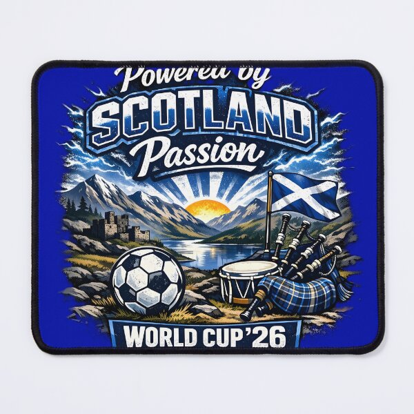 Item preview, Powered by Scotland Passion – World Cup ’26 Football Design designed and sold by WhisperFrame.