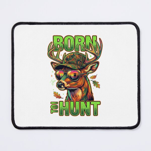 Item preview, Born to Hunt - Cool Retro Neon Deer Hunter designed and sold by Hinata04.