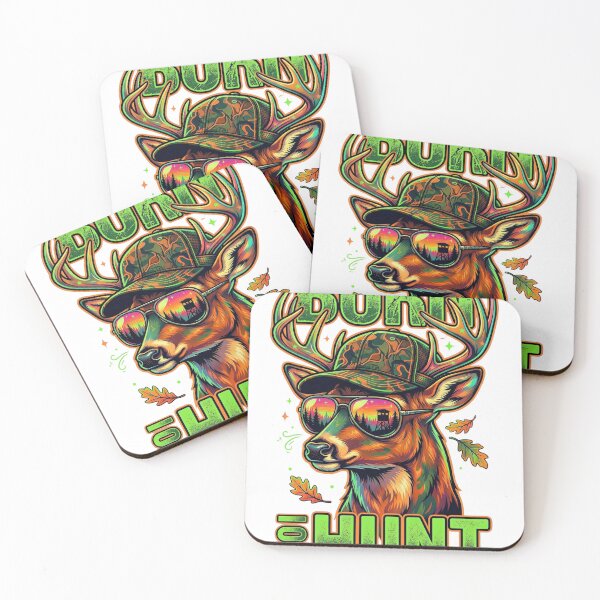 Item preview, Born to Hunt - Cool Retro Neon Deer Hunter designed and sold by Hinata04.