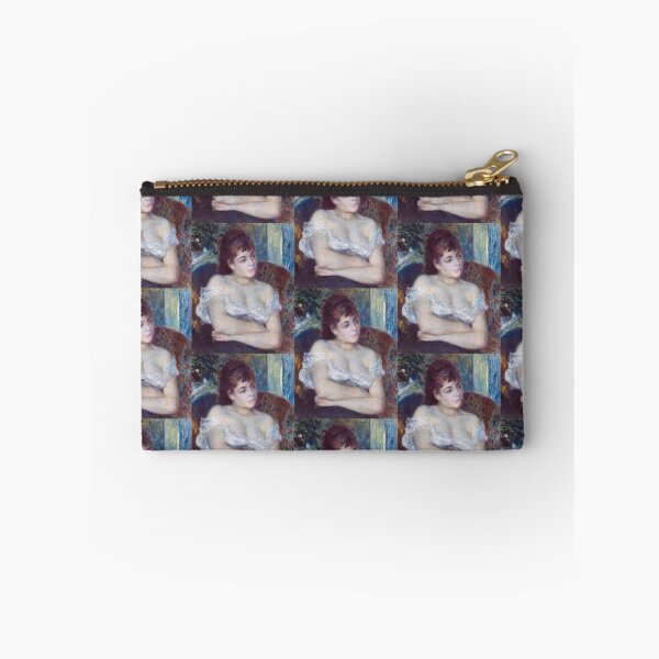 Item preview, Woman in an Armchair by Pierre-Auguste Renoir: Romantic Impressionist Portrait Poster designed and sold by artofuniverse.