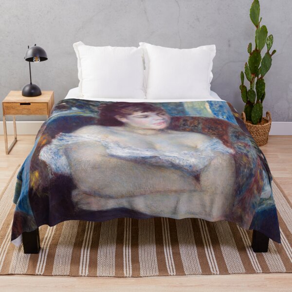 Item preview, Woman in an Armchair by Pierre-Auguste Renoir: Romantic Impressionist Portrait Poster designed and sold by artofuniverse.