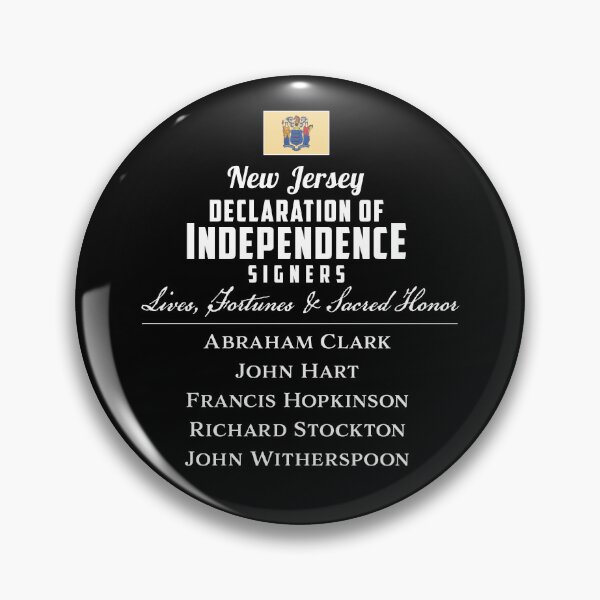 Item preview, New Jersey Signers Declaration Of Independence designed and sold by twHistory.