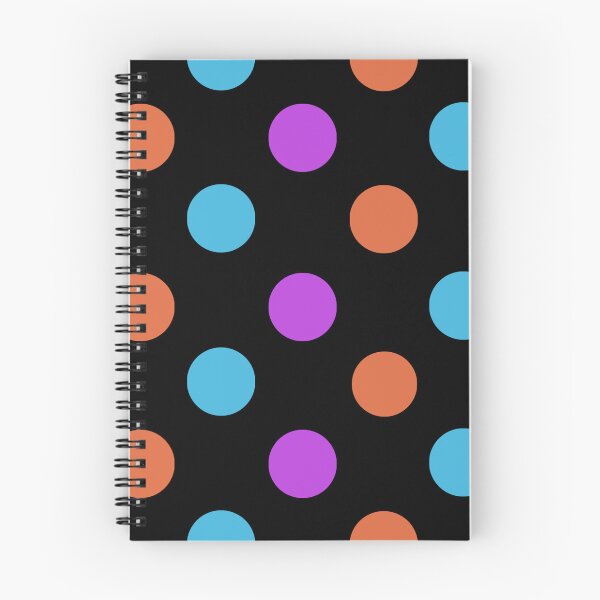 Item preview, Colorful Polka dots on black designed and sold by MarySchwindt.