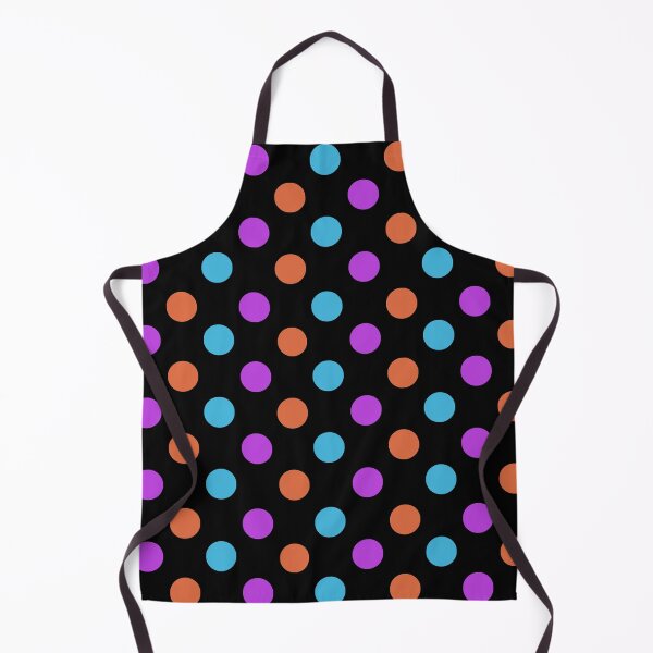 Item preview, Colorful Polka dots on black designed and sold by MarySchwindt.