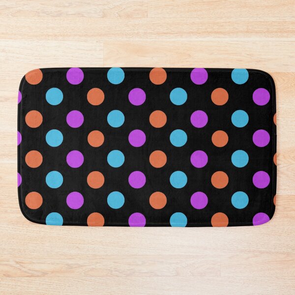 Item preview, Colorful Polka dots on black designed and sold by MarySchwindt.