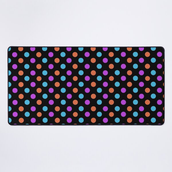 Item preview, Colorful Polka dots on black designed and sold by MarySchwindt.