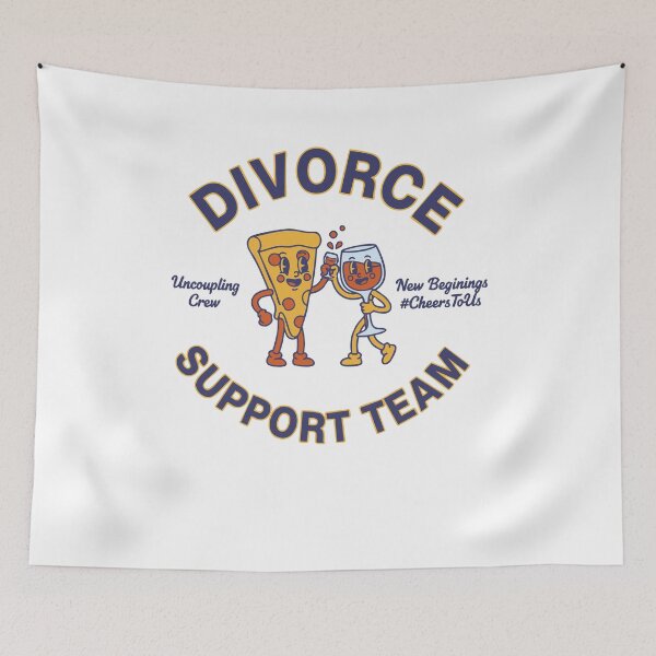 Item preview, Divorce Party Newly Divorced Support Team Humor designed and sold by LuminOrb.