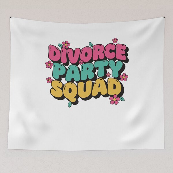 Item preview, Divorce Party Squad Finally Divorced Newly designed and sold by LuminOrb.