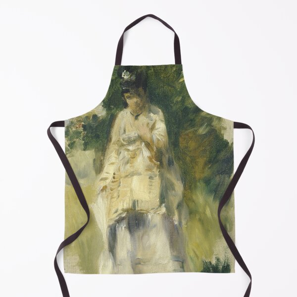 Item preview, Woman Standing By a Tree by Pierre-Auguste Renoir: Serene Impressionist Poster designed and sold by artofuniverse.